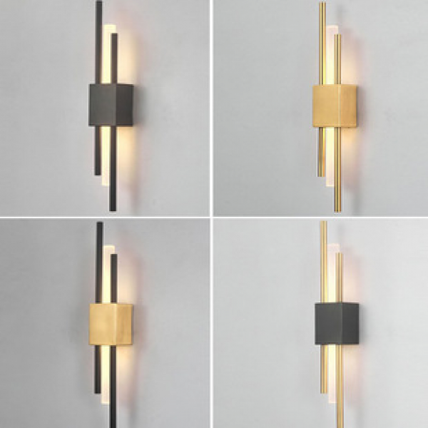 Nordic wall lamp simple acrylic light luxury atmospheric bedroom bedside living room hotel corridor corridor lamp Zhongshan lighting fixture