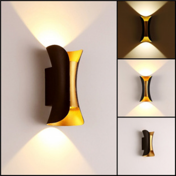 LED Outdoor Wall Light Hotel Wall Double Headed Exterior Wall Light Door Post Balcony Double Headed Small Waist Wall Light
