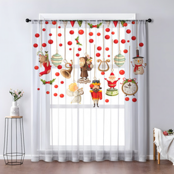 1pc Decorative Flower Window Screen 3D Digital Printing Manufacturer Supply Cross border Amazon WISH Fabric Window Screen