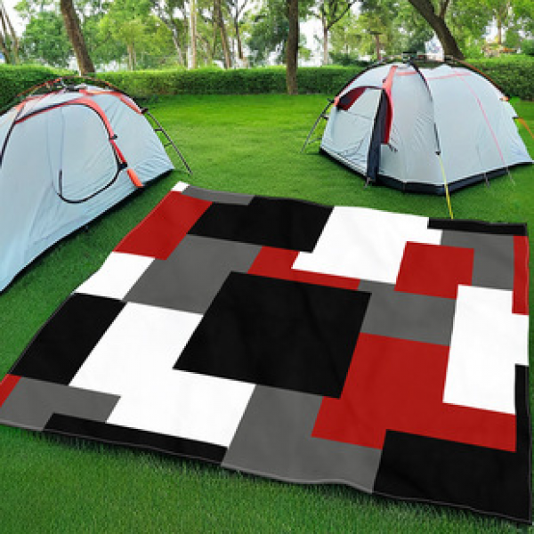 Cross border beach mat, quick drying, waterproof and moisture-proof mat, outdoor picnic mat, camping blanket