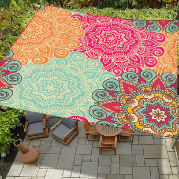 Cross border canopy fabric, quick drying, water-resistant, moisture-proof, outdoor picnic screen, camping screen, camping screen