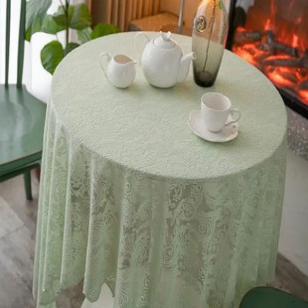2025 New Lace Round Tablecloth for Modern and Simple Home Use