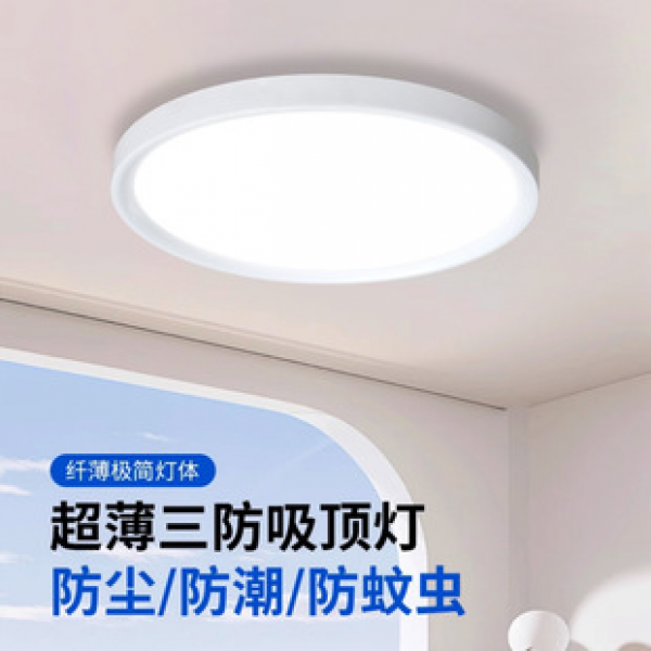 LED bedroom light, simple and modern, eye protection room, ceiling light, eye protection corridor, mosquito and dust proof light, dormitory triple proof light