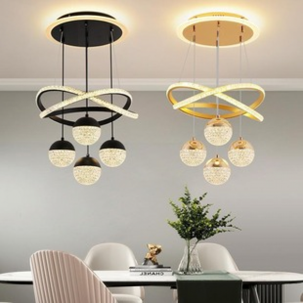 Cross border modern minimalist restaurant LED bedroom staircase creative pendant light luxury living room high-end restaurant light
