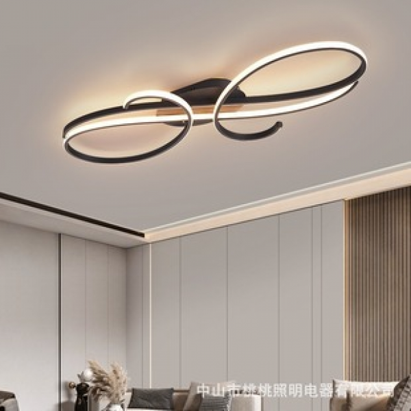 Cross border Nordic Ceiling Light Simple Living Room Study Zhongshan Lighting Complete Room Bedroom Creative Restaurant Ceiling Light