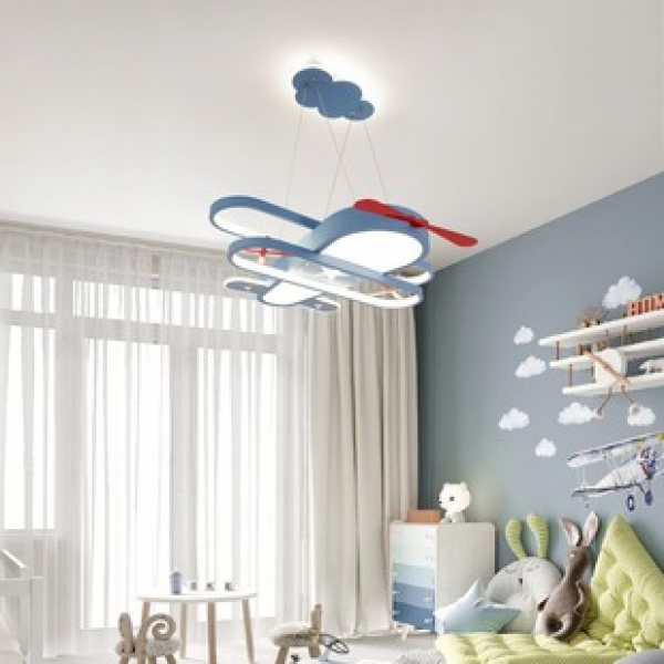 Cross border DGY children's room ceiling light, creative airplane light, modern and simple male and female room light, cloud bedroom light