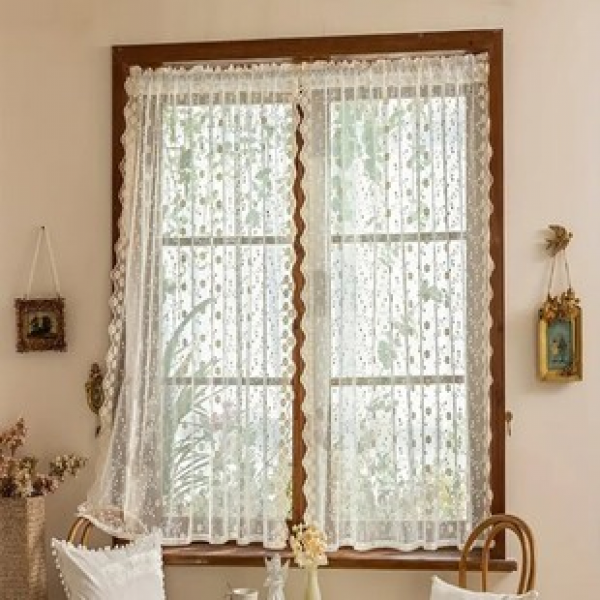 In 2025, the factory will directly supply cross-border e-commerce platform Amazon's popular new product, the new small floral curtain