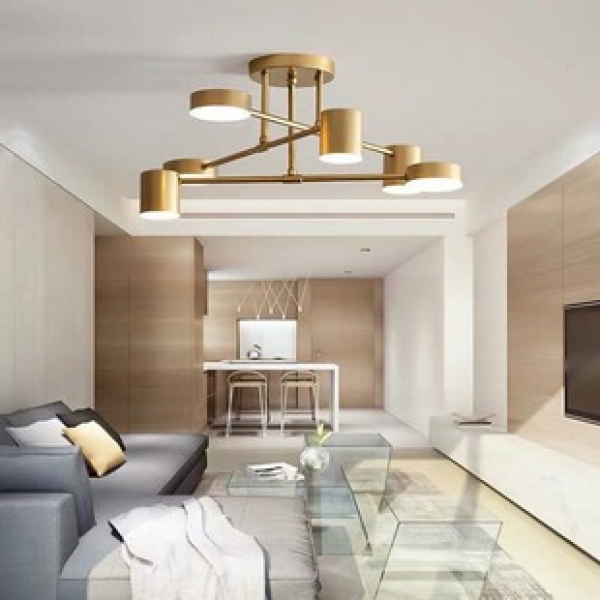 Cross border bedroom ceiling light, living room light, simple and atmospheric home study, bar, creative and modern iron pendant light