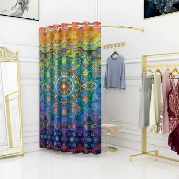 2025 New Manufacturer Direct Supply Cross border E-commerce Amazon Simple Curtains Living Room Bedroom Balcony Door Curtains