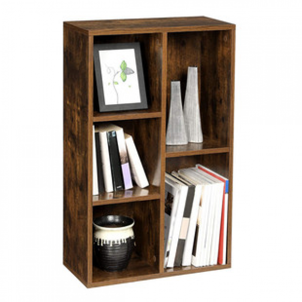 Factory direct sales of simple bookshelves, bedroom storage cabinets, modern and simple student bookshelves, household wooden cabinets, household floor cabinets