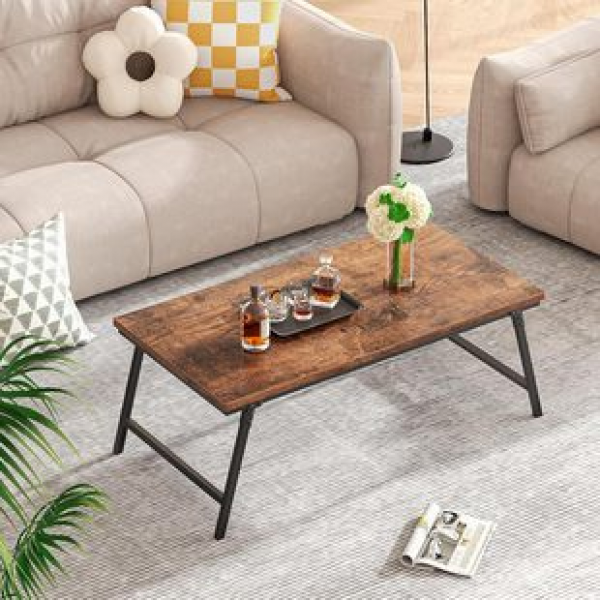 Manufacturer direct sales cross-border modern minimalist new tea table panel living room folding coffee table source factory tea table