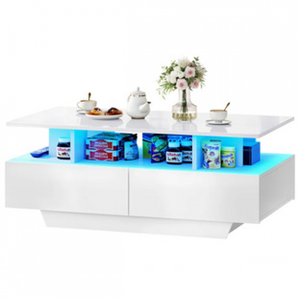 Cross border manufacturer direct sales of new European and American panel furniture, small apartments, modern and simple coffee tables, storage coffee tables, coffee tables, and tables