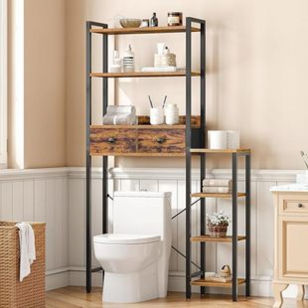 Factory direct sales trendy toilet storage rack, floor standing toilet, storage rack above toilet, multifunctional bathroom rack