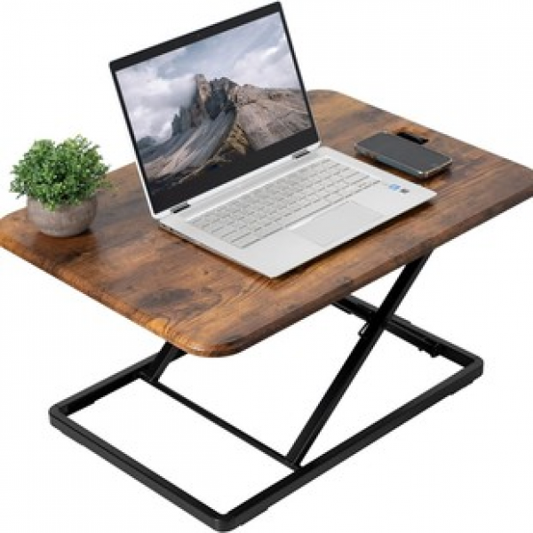 Manufacturer direct sales ultra-thin single top height adjustable vertical universal office desk stand tube placement monitor notebook desk