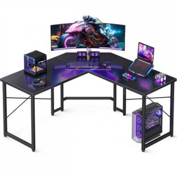 Corner table game desk suitable for home office, computer desk multifunctional office desk L-shaped game desk