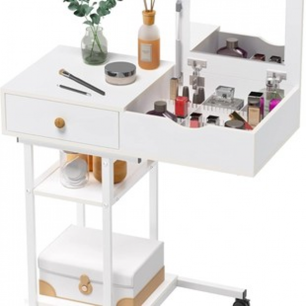 Cross border direct sales, modern minimalist dressing table, small-sized dressing table, minimalist new style, all-in-one office dressing table, trendy