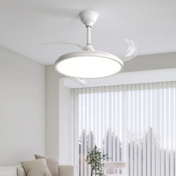 New minimalist restaurant full spectrum eye protection whole house package bedroom LED modern ultra-thin integrated fan light