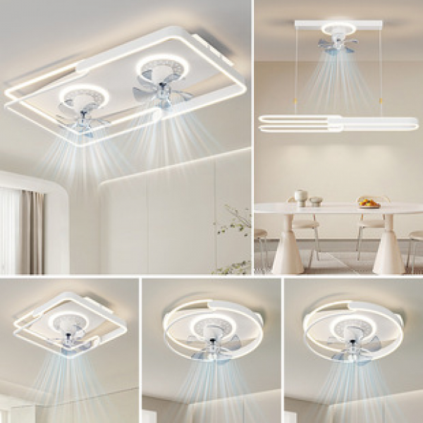 2025 Ceiling Light Living Room Main Light Living Room Fan Light New Modern Simple Integrated Electric Fan Light