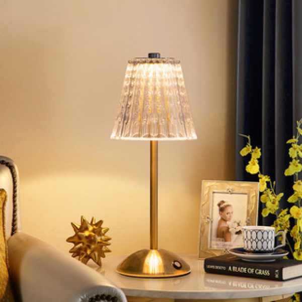 LED bar table lamp creative desk lamp coffee shop light luxury simple personality small night light Poldina Amazon cross-border