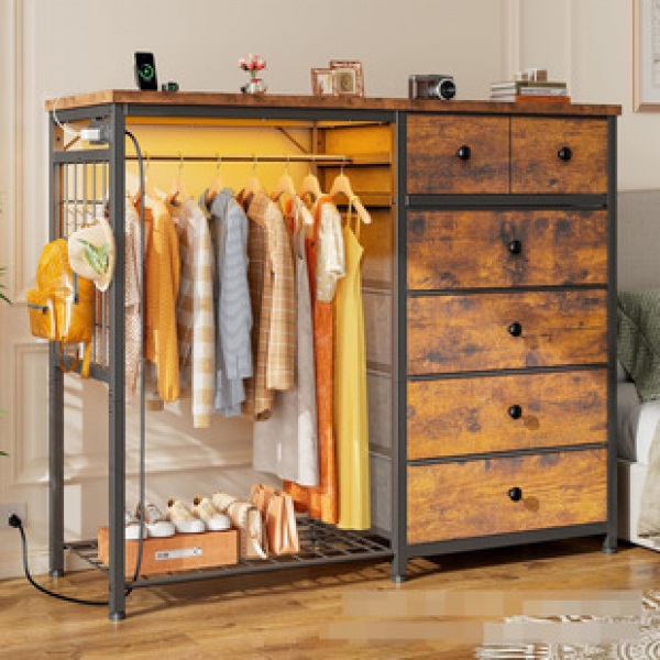 Cross border direct sales minimalist living room, bedroom, bedside, floor to ceiling storage cabinet, home retro style foyer with drawer storage cabinet