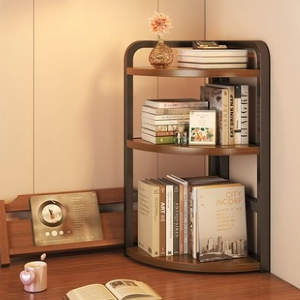 Factory direct desktop storage rack, simple office desk corner desk storage, wall corner small bookshelf organizing rack