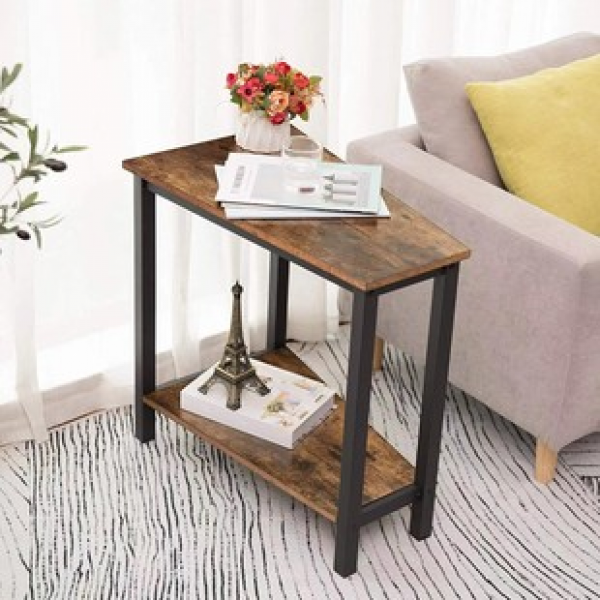 Factory direct sales double-layer storage rack, home living room, bedroom storage and organization rack, sofa edge, balcony, leisure corner, etc