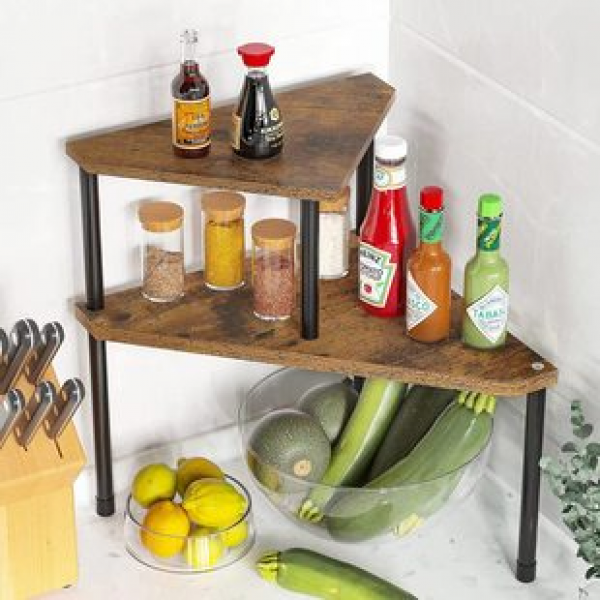Cross border factory direct sales home kitchen corner desktop multi-layer storage rack bathroom toiletries storage and sorting rack