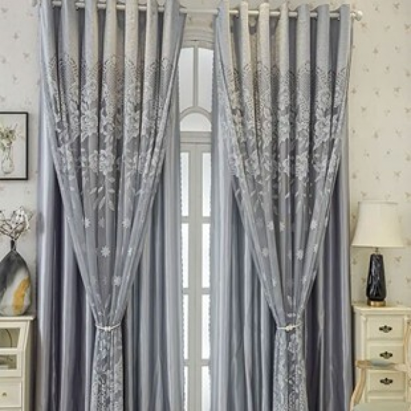 1pc new jacquard double-layer home living room bedroom decorative curtains