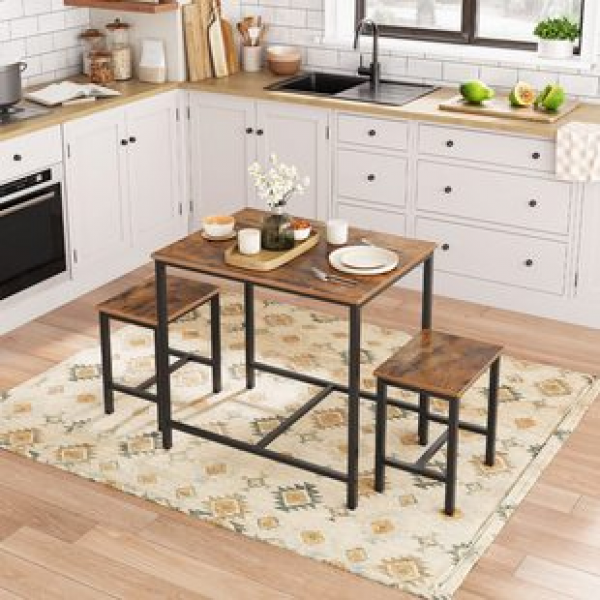 Cross border direct sales of solid wood minimalist style complete sets of tables and chairs, tea houses, hotels, commercial tables and chairs, small space practical furniture