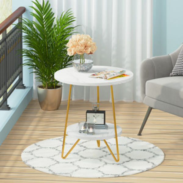 Cross border small apartment with round edges, light luxury, high-end feeling, living room table, coffee table, wabi sabi style sofa, homestay, hotel bed