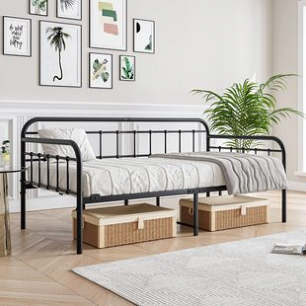 Cross border factory direct sales split sofa bed, twin bedroom, living room sofa, multifunctional bed frame with storage sofa