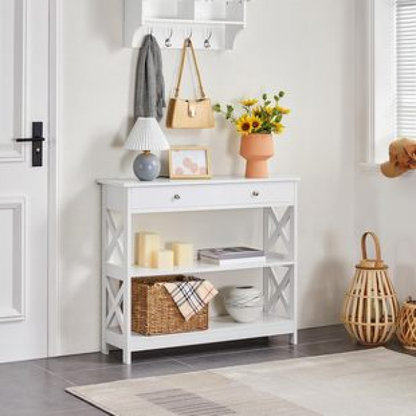 Entry to living room, storage, entrance desk, small-sized, portable, multifunctional writing desk, bedroom, study, storage desk, trendy