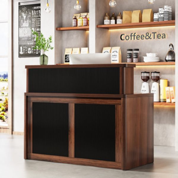 Cross border American retro cashier counter counter, bar counter, clothing store, hotel welcome desk, reception desk, company office desk