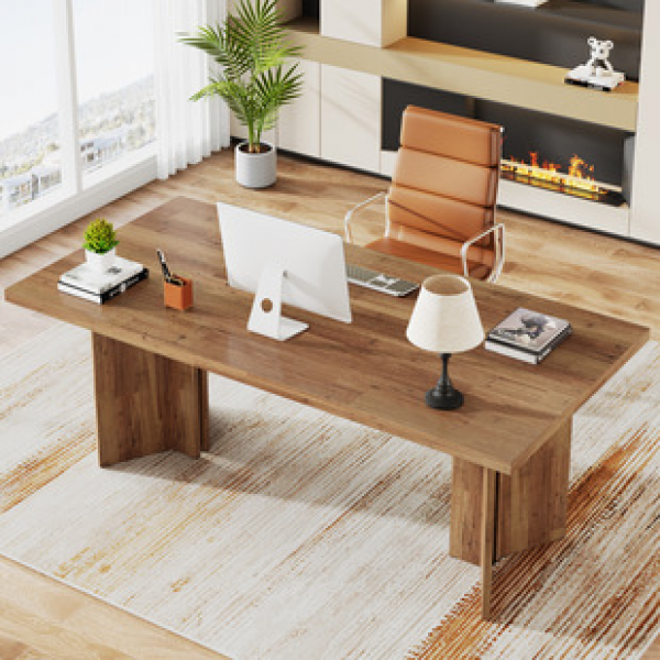 Wabi Sabi style all solid wood dining table creative homestay designer workbench rectangular dining table retro large board long table trend