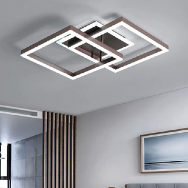 Restaurant ceiling light, modern and simple black bedroom light, popular aluminum light in North America and Europe, factory wholesale strength