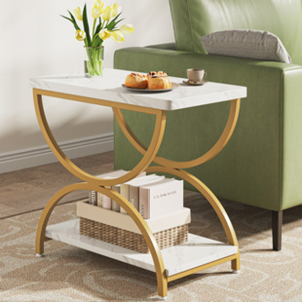 Cross border high-end edge table, light luxury, simple ins style, small table, small-sized homestay, hotel living room, sofa table