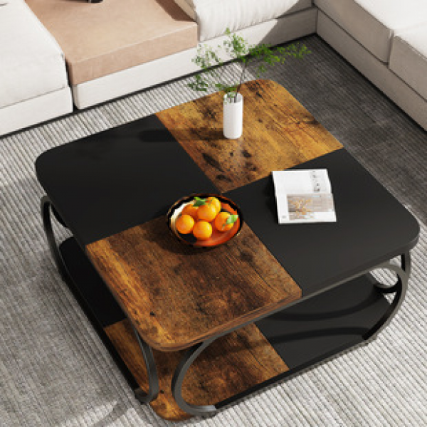 Cross border small coffee table, Italian style minimalist tea table, homestay, hotel table, tea table, industrial style, small-sized sofa, coffee table