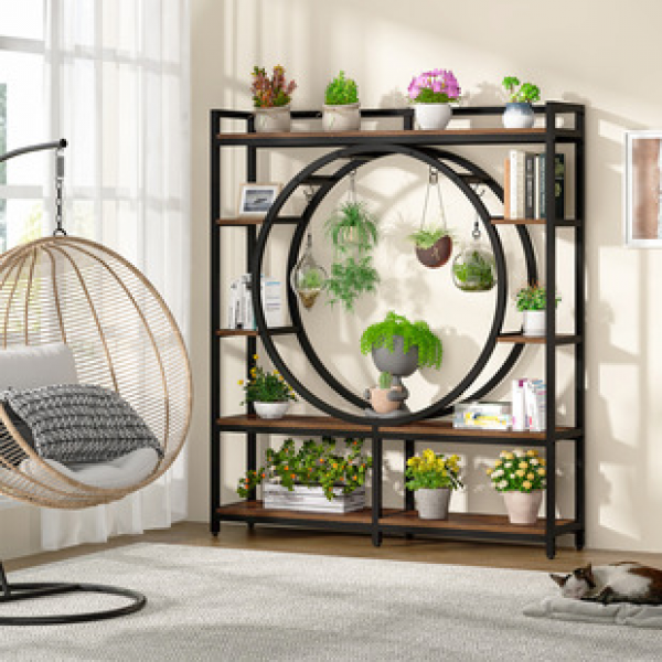 Cross border indoor flower rack, floor to ceiling multi-layer flower pot rack, wrought iron home storage, floral design, balcony, plant trend