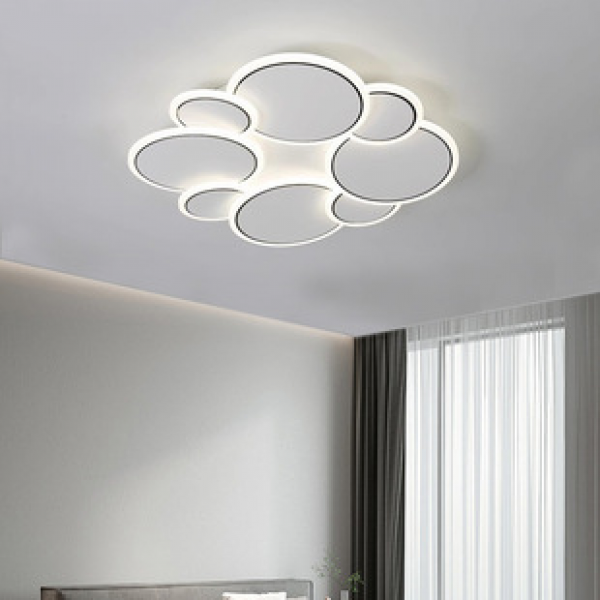 2022 New Light Fixture Combination Whole House Package Simple Living Room Light Atmospheric Bedroom Light Modern LED Ceiling Light