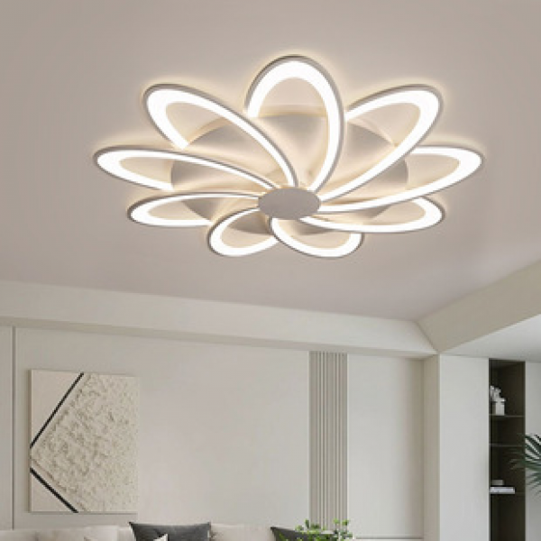 2025 New Simple and Creative High end Internet Celebrity Restaurant Atmospheric Living Room Ceiling Light Modern Romantic Bedroom Living Room Light