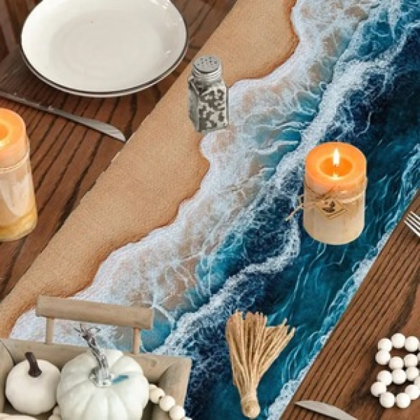 1pc Multiple Cartoon Landscape Plants Table Flag Kitchen Table Decoration Desktop Table Flag