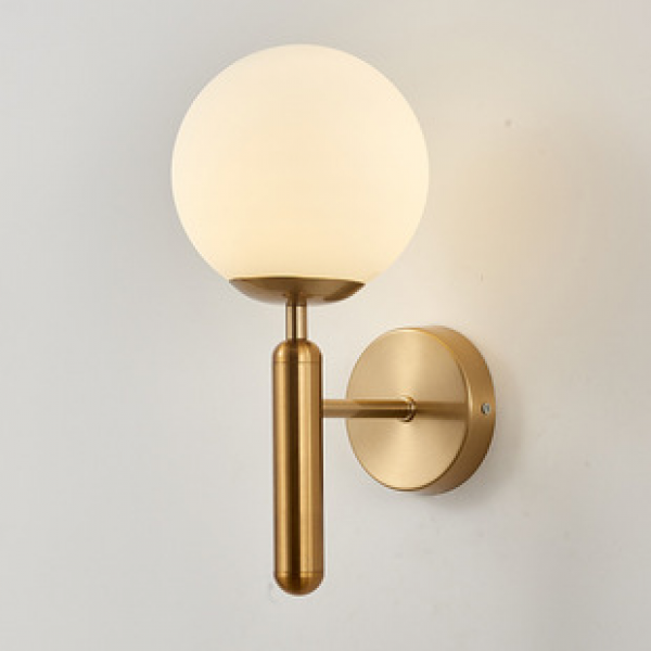 Nordic Light Luxury Corridor Wall Light New American Simple Living Room Background Creative Single Head Bedroom Bedlight