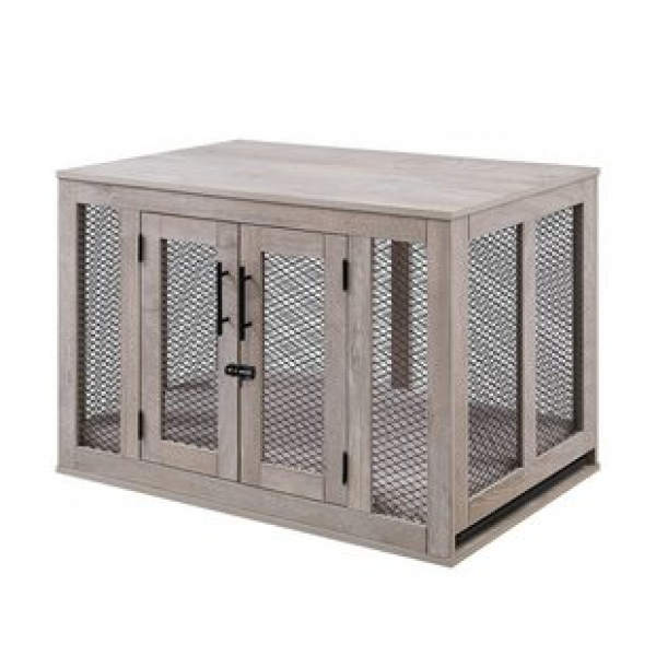 Large dog decoration dog house tea table indoor wooden cage dog house dog house heavy dog Flat noodles box furniture small medium fashion