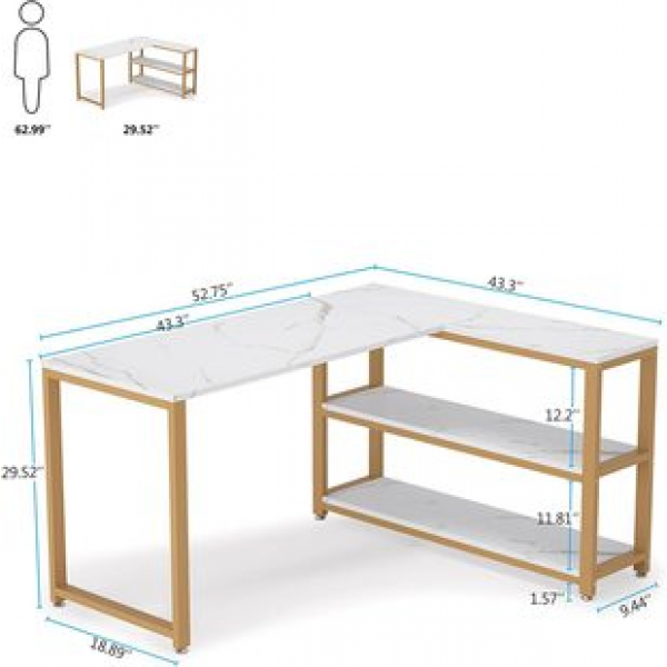 Computer desk, desktop, home bedroom, student learning, simple desk, simple long table, conference staff desk