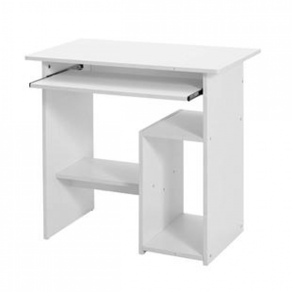 Factory direct sales home computer desktop with cabinet keyboard stand wholesale board type host box small table white trendy