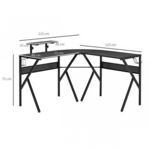 Cross border minimalist home corner computer desk L-shaped desk for elementary school students desktop laptop writing corner learning desk