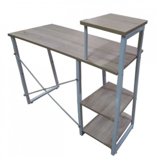 New Home Practical Desktop Computer Desk Bookshelf Combination Manufacturer Direct Sales Simple Modern H-shaped Writing Desk