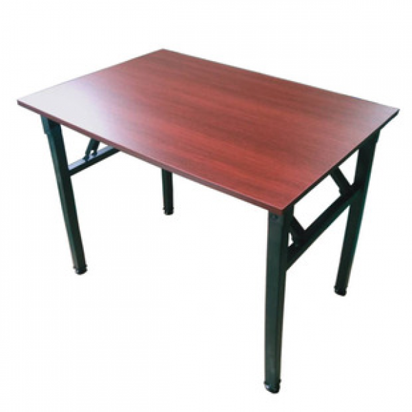 Factory direct sales steel wood simple folding computer desk, portable and easy to store multifunctional foldable desk for office use
