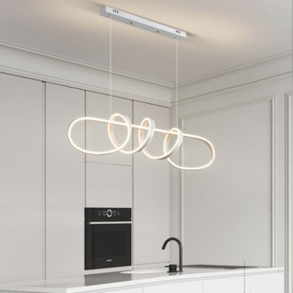 Chandelier, living room lamp, post-modern minimalist designer, light luxury dining room bar, table lamp, irregular creative personality, restaurant lighting fixture