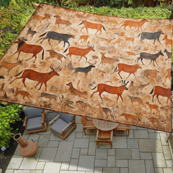 Cross border canopy fabric, quick drying, water-resistant, moisture-proof, outdoor picnic screen, camping screen, camping screen